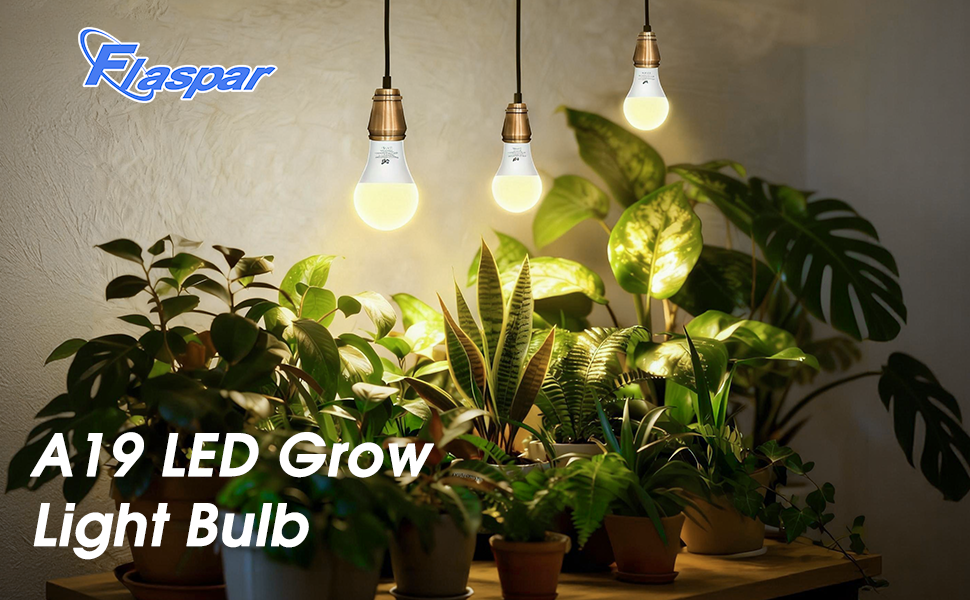 a19 led grow light bulb plant
