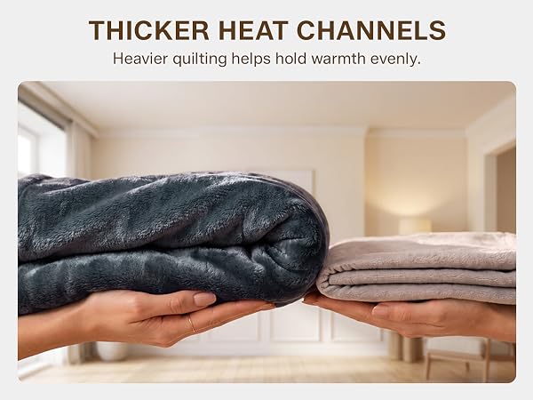 electric heated blanket full throw queen throw fast even heating auto off timer flannel sherpa soft