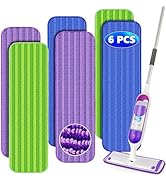 Reusable Mop Pads Compatible with Swiffer PowerMop, Microfiber Mop Pads Refills Mop Heads Replace...