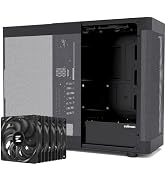 Zalman i4 High Airflow Full Mesh ATX Mid-Tower Desktop Computer PC Case | 6x 120mm Fans Preinstal...
