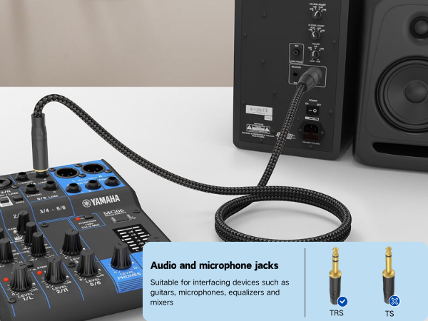 6.35mm to XLR Balanced Audio Cord