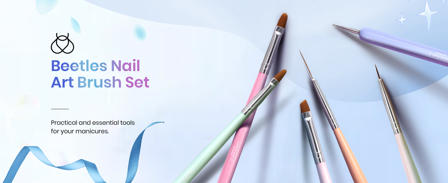 beetles nail art brush