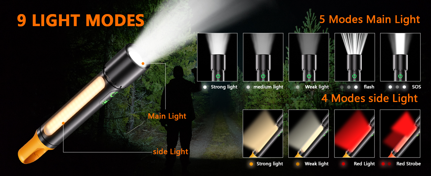 tactical flashlights high lumens flashlight rechargeable heavy duty flashlight handheld flashlights