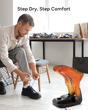 Dry Shoes, Anywhere, Fast.