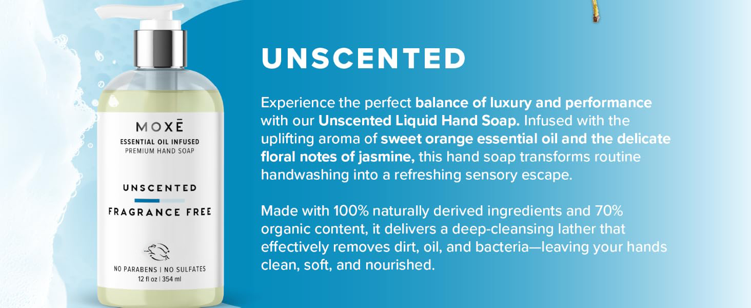 Unscented hand soap