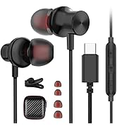 ACAGET USB C Earbuds, Magnetic Type C Earphone for iPhone 15 Pro Max Samsung S24 S23 S22 Ultra S2...