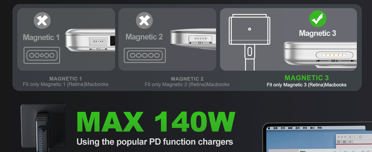 macbook air charger cord