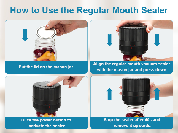 jar sealer vacuum sealing