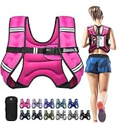 BAGAIL Weighted Vest, 5lb/8lb/10lb/12lb/15lb/20lb/25lb/30lb Weight Vest for Walking &amp; Weight Loss...
