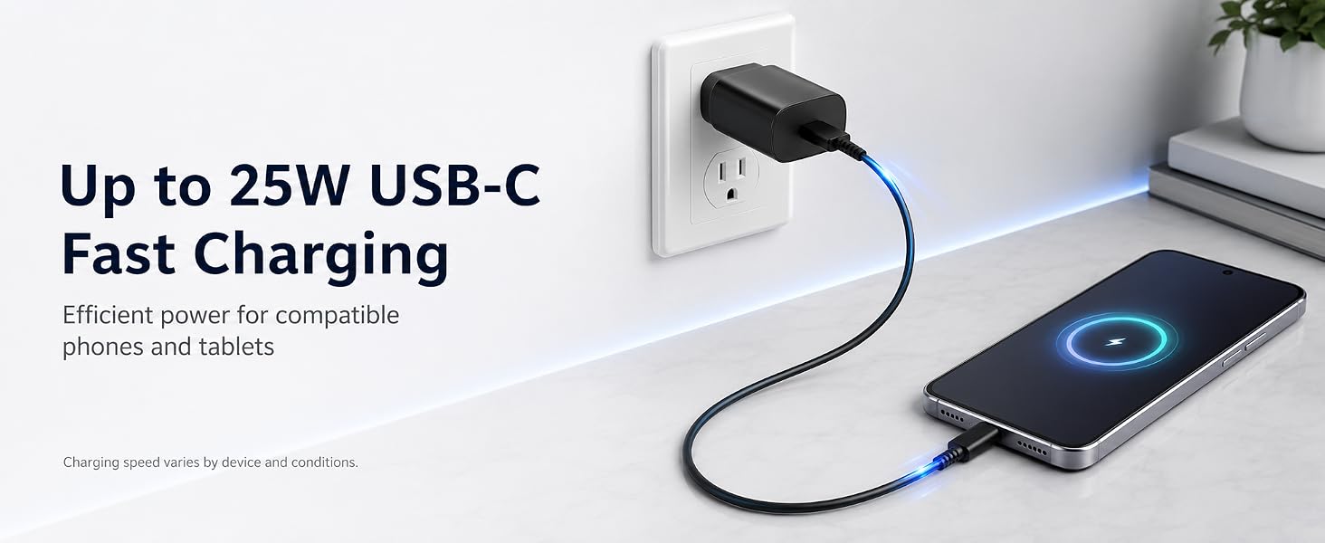 Up to 25W Fast Charging