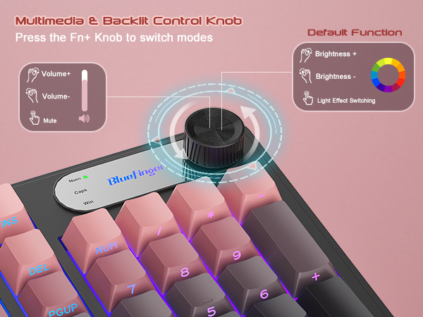 gaming keyboard with number pad usb wired keyboard Rainbow keyboard