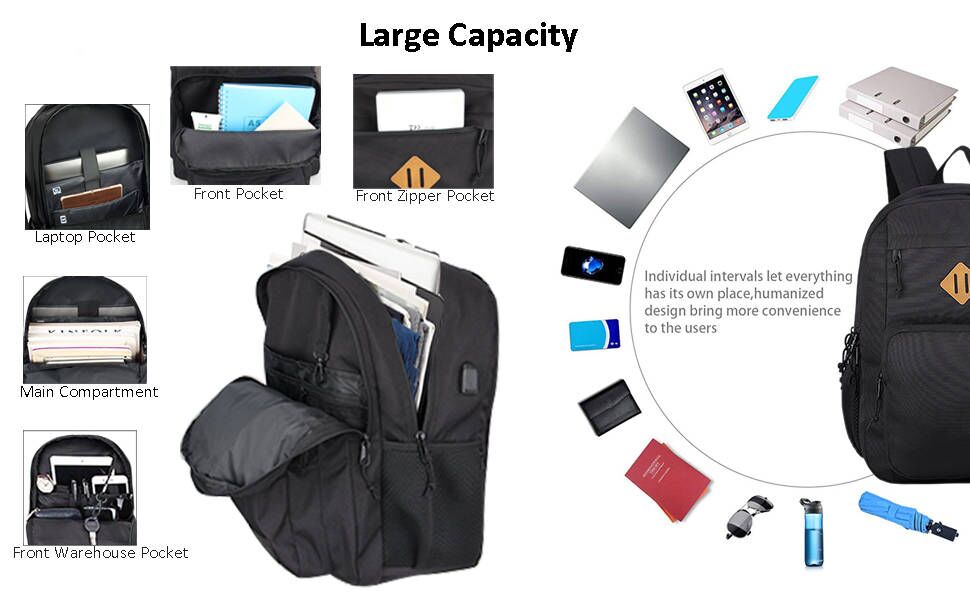 MULTI POCKETS BACKPACK FOR SCHOOL 