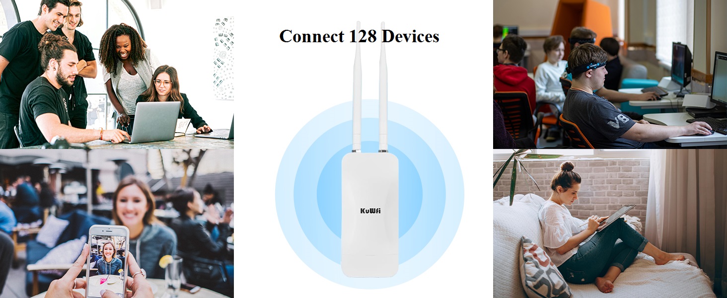 KuWFi Outdoor WiFi Wireless Access Point