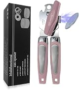 Safring Can Opener Manual with Magnet, Stainless Steel Handheld Heavy Duty Can Opener, Sharp Blad...