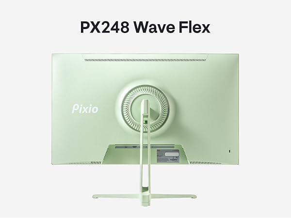 Pixio PX248 Wave Mint Green 24 inch 200Hz Refresh Rate FHD 1080p Resolution Fast IPS Panel 1ms GTG R...