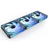 AsiaHorse COSMIQ 120mm PC RGB Fans Computer Case Fans, 5V 3-PIN Connector Daisy Chain PWM Cooling...