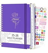 Planner 2025-2026, Weekly and Monthly Calendar Planner Book, Large Planner 2026 with Monthly Tabs...