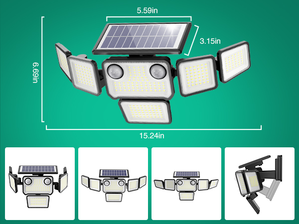 solar led motion lights outdoor