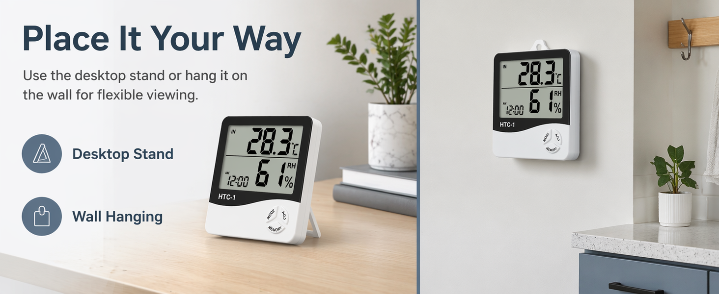 digital indoor thermo-hygrometer