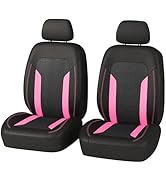 Figpade 2 Pack Universal Car Seat Cover with Breathable Mesh Backrest,Comfortable Car Seat Protec...
