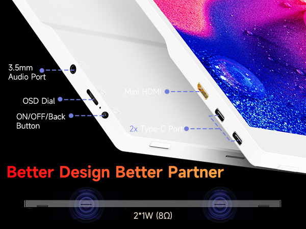 portable monitor,portable monitor for laptop,portable gaming monitor,15.6inch portable monitor