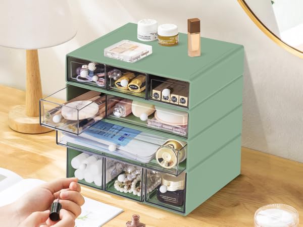 Makeup desk organizer