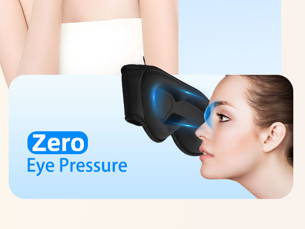 3D contoured sleep mask