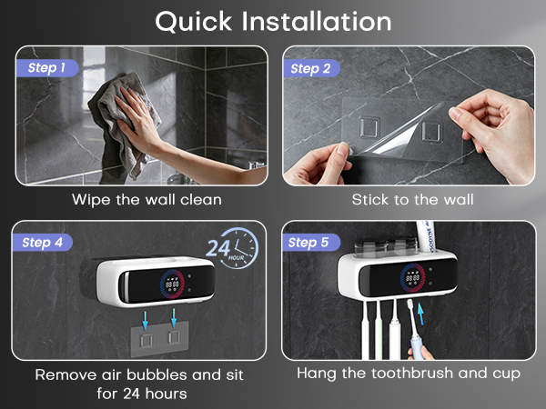 toothbrush sanitizer and holder
