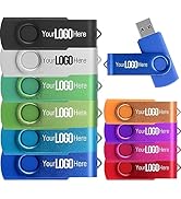 Custom USB Flash Drive 2GB 200 Pack, Customize USB Drives 2GB Print with Logo Text or Image Custo...