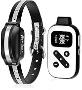 PetJoy Shock Collar for Large Dogs, Bark Collar with Remote, Bark and Training Collar 2 in 1, Aut...
