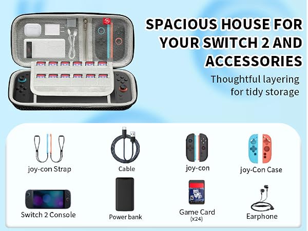 switch 2 case,nintendo switch 2 case,switch 2 carrying case,nintendo switch 2 carrying case