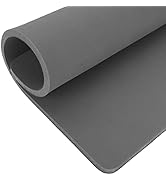 QTLCOHD 15 x 15 Inch Silicone Heat Press Mat Pad, 0.3 Inch Thickness, Grey