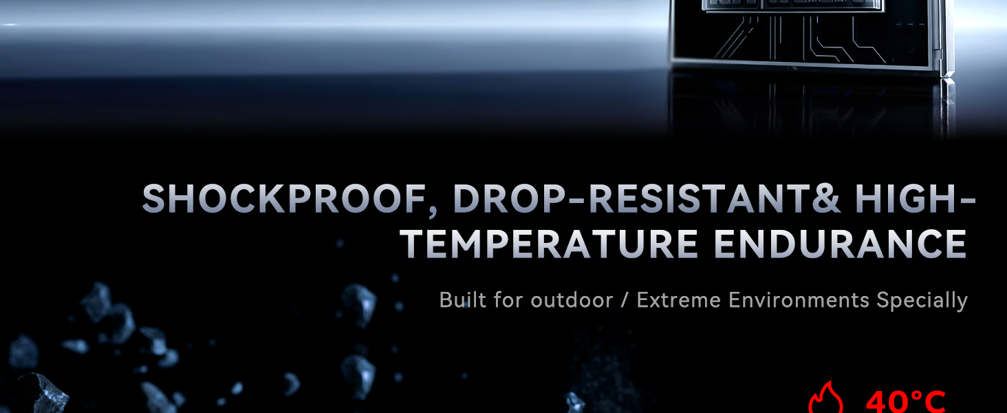 Shockproof and drop-resistant pinpointer built for outdoor extreme environments.