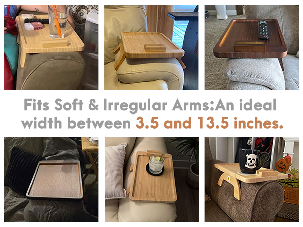 couch arm tray