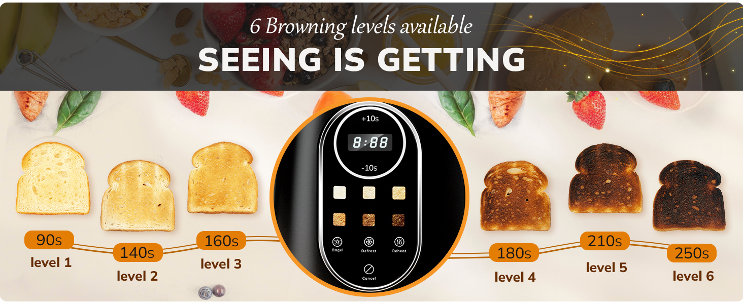 toaster touch control 