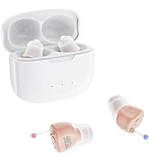 Rechargeable Hearing Aids, Noise Cancellation Hearing Amplifier Mini Sound Enhancer Hearing Assis...