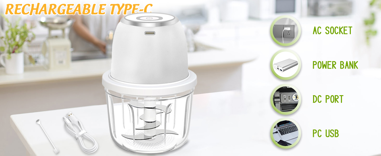 rechargeable small chopper
