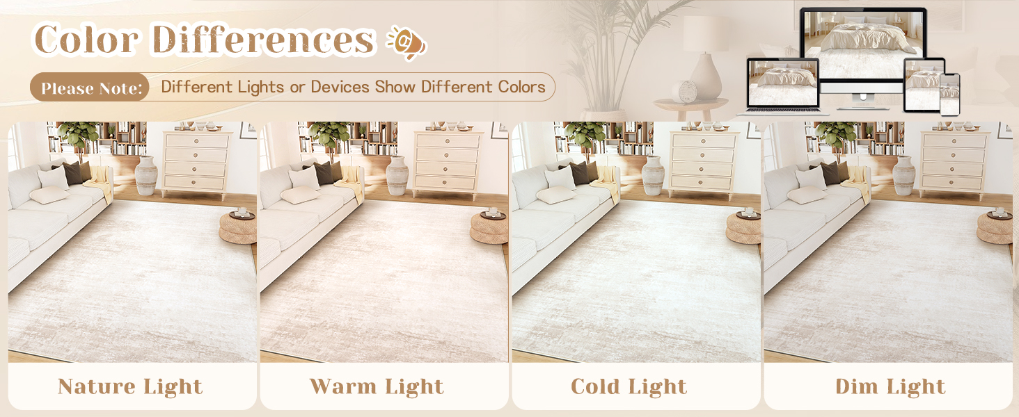 Rug Color Difference