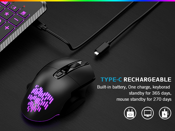 type c rechargeable