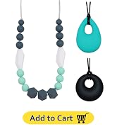 Sensory Chew Necklaces for Boys Girls, Silicone Chewy Necklace Sensory Toys for Kids with Autism ...