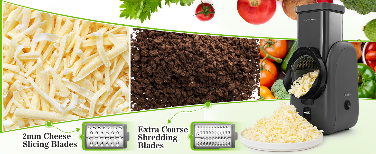 Electric Slicer Shredder for Cheese