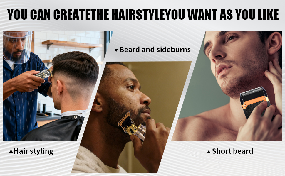 Hair Trimmer for Men, Electric Shaver, Nose Hair Trimmers, Professional Shaving Set