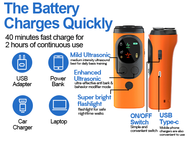 Dog Sonic Bark Deterrents Devices for Own or Neighbor&amp;#39;s Dog,