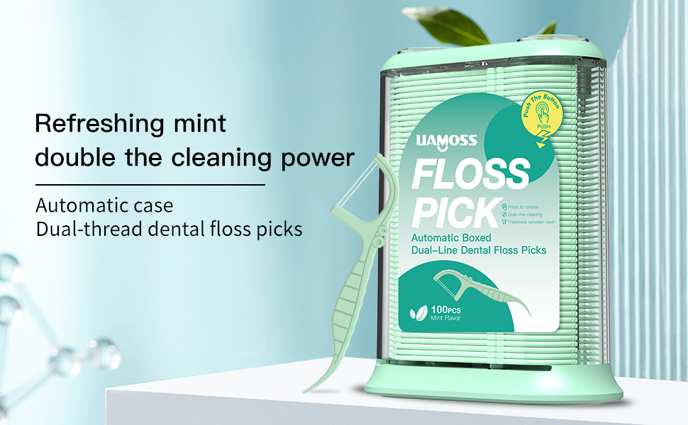 twin line dental floss picks