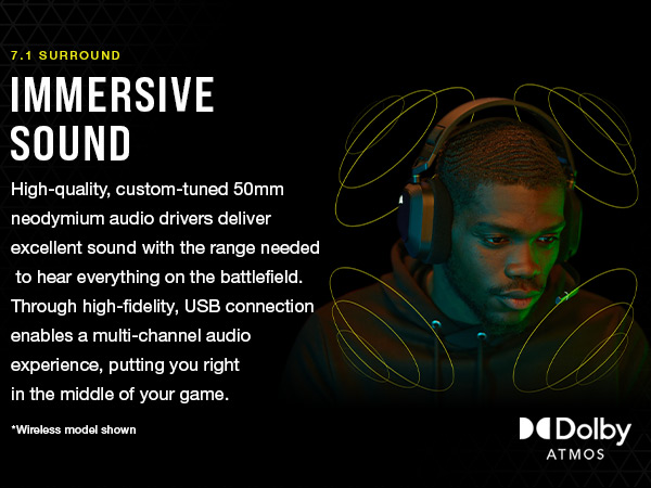 gaming headset Dolby, Dolby Audio headset, Dolby Atmos
