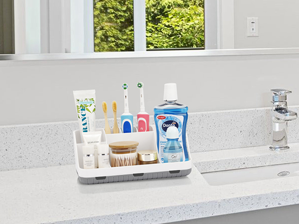 toothbrush and toothpaste holder