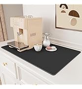 SUMLANS Coffee Bar Mat for Countertops, Coffee Bar Accessories Fit Under Machine Coffee Maker Mat...