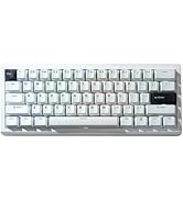 ZUOYA GMK61 Mechanical Keyboard,60% Triple Mode BT5.0/Wired/2.4GHz PBT Keycaps RGB Programmable H...