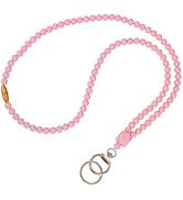 Ornaland Teacher Lanyard Silicone Beaded Lanyards for ID Badges for Keys for Nurse Student Women ...
