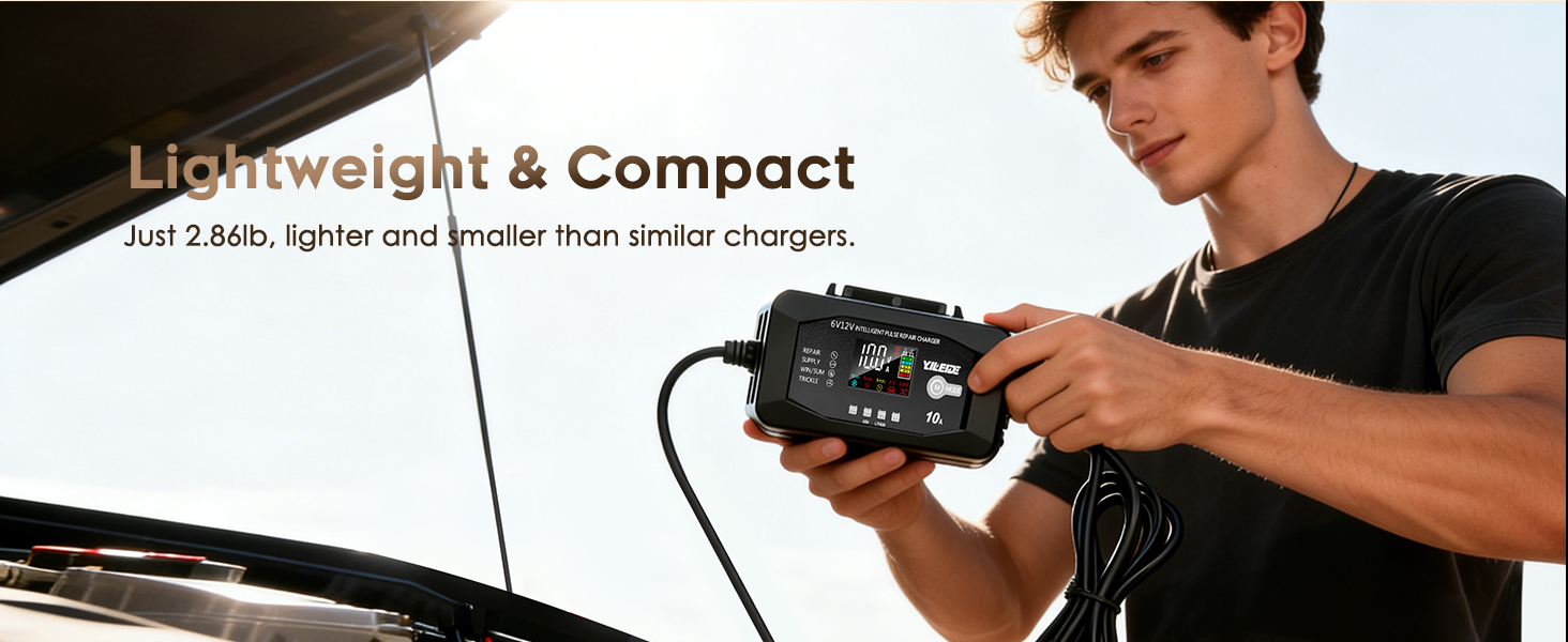 Battery Charger – Automatic Maintainer, Trickle Charger &amp;amp; Desulfator